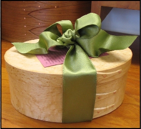 Birdseye Maple Shaker Oval Box